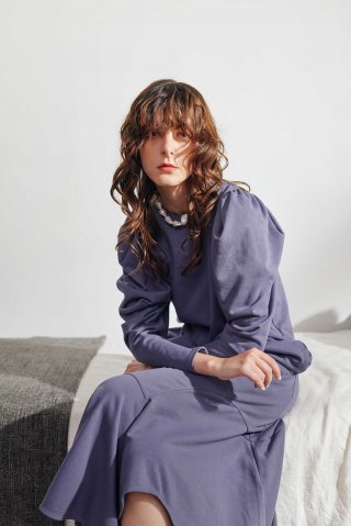 MUTTON SLEEVE CUT DRESS/マトンスリーブカットワンピース