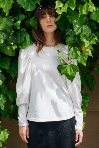 MUTTON SLEEVE CUT TOP/マトンスリーブカットトップス